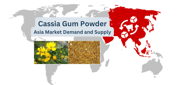 Cassia Gum Powder Asia Market Demand and Supply