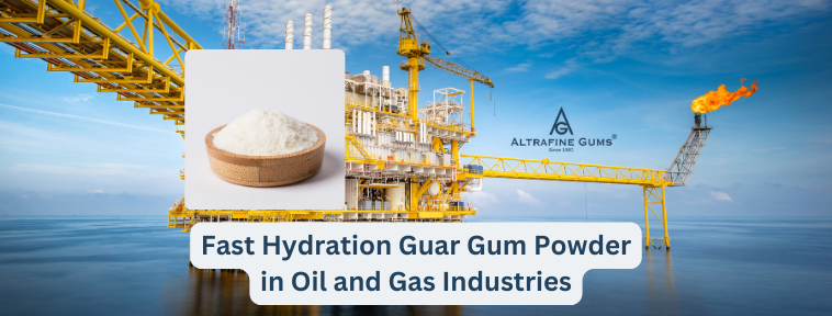 Fast Hydration Guar Gum Powder in Oil and Gas Industries