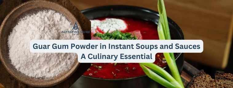 Guar Gum Powder in Instant Soups and Sauces