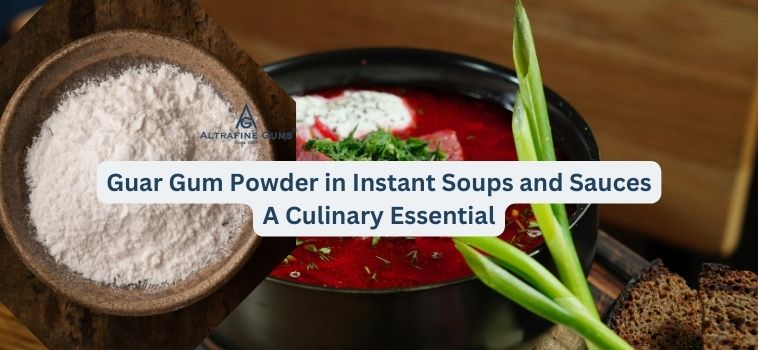 Guar Gum Powder in Instant Soups and Sauces