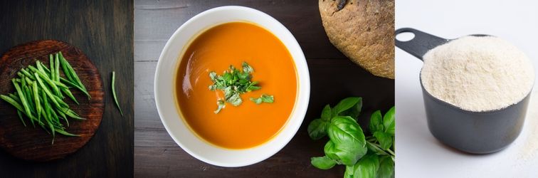 Stabilizing Soups with Guar Gum